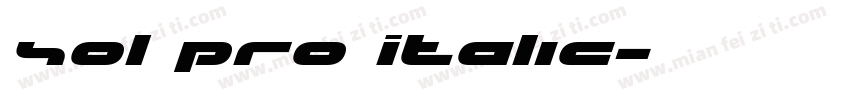 Sol Pro Italic字体转换